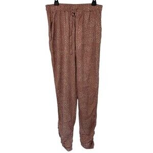 NWT Thread & Supply | Mauve Pink Leopard Print Yoga Joggers S